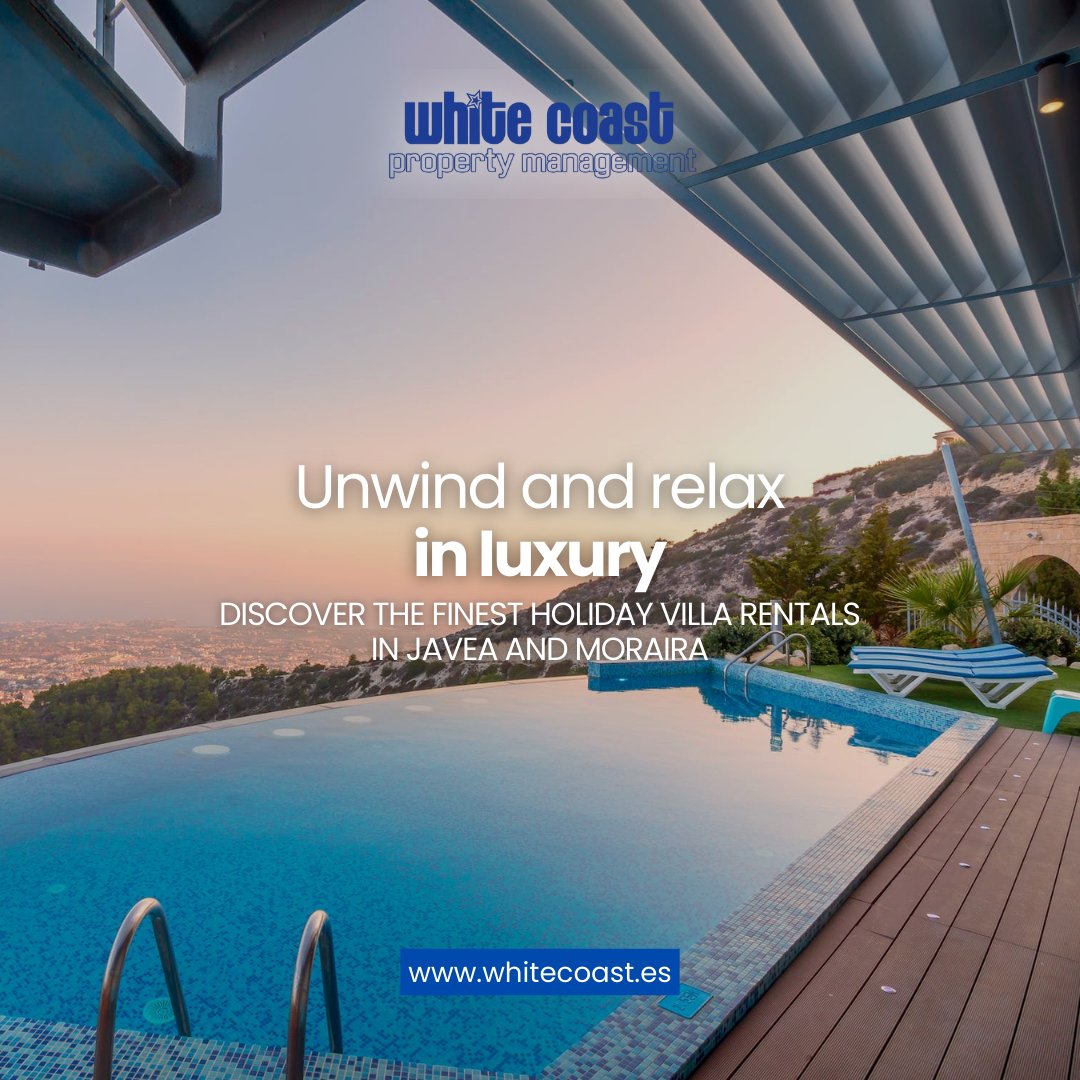 Enjoy the beauty and serenity of the area and relax in our beautifully appointed villas.
Learn more by visiting whitecoast.es
.
.
.
.
#holiday #property #propertymanagement #villarental #luxuryvacation #home #vacationhome #Javea