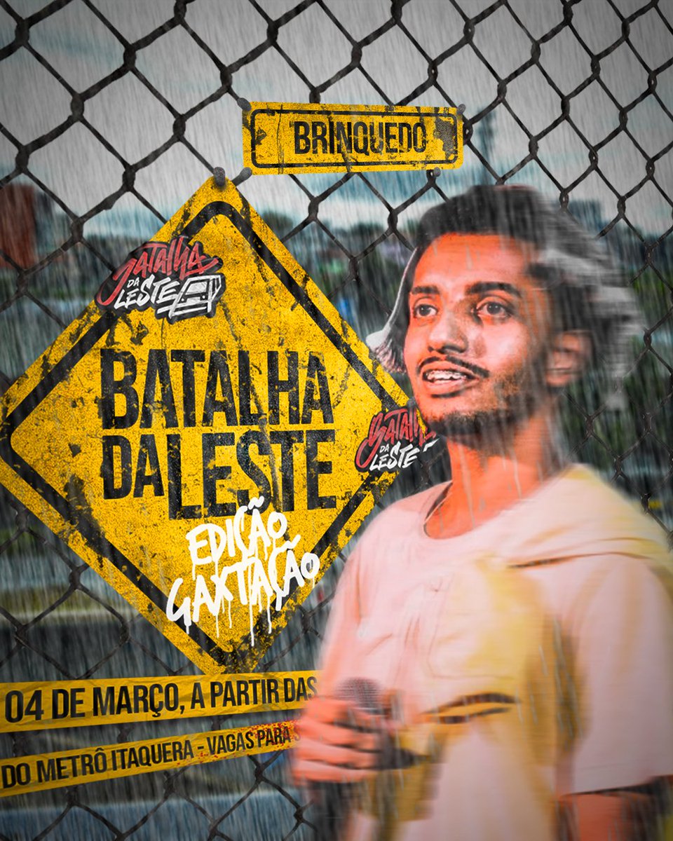 BatalhaDaLeste's tweet photo. Mais um confirmado que promete muito nessa Edição de Gaxtação! 

BRINQUEDO MC! https://t.co/91BeAvslBq