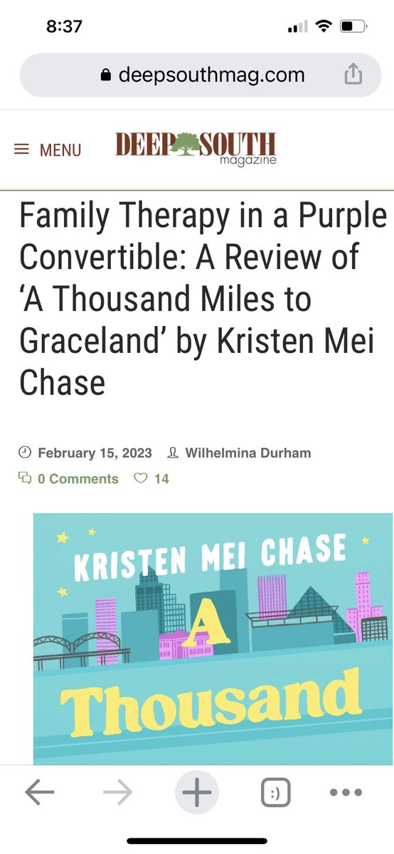If you have a mother or a daughter or both, read this! Saw this review in DEEP SOUTH magazine and now that I’m reading it, I think it may help navigation of both of these important relationships! Thanks ⁦<a href="/deepsouthmag/">Deep South Magazine</a>⁩ for sharing this review!