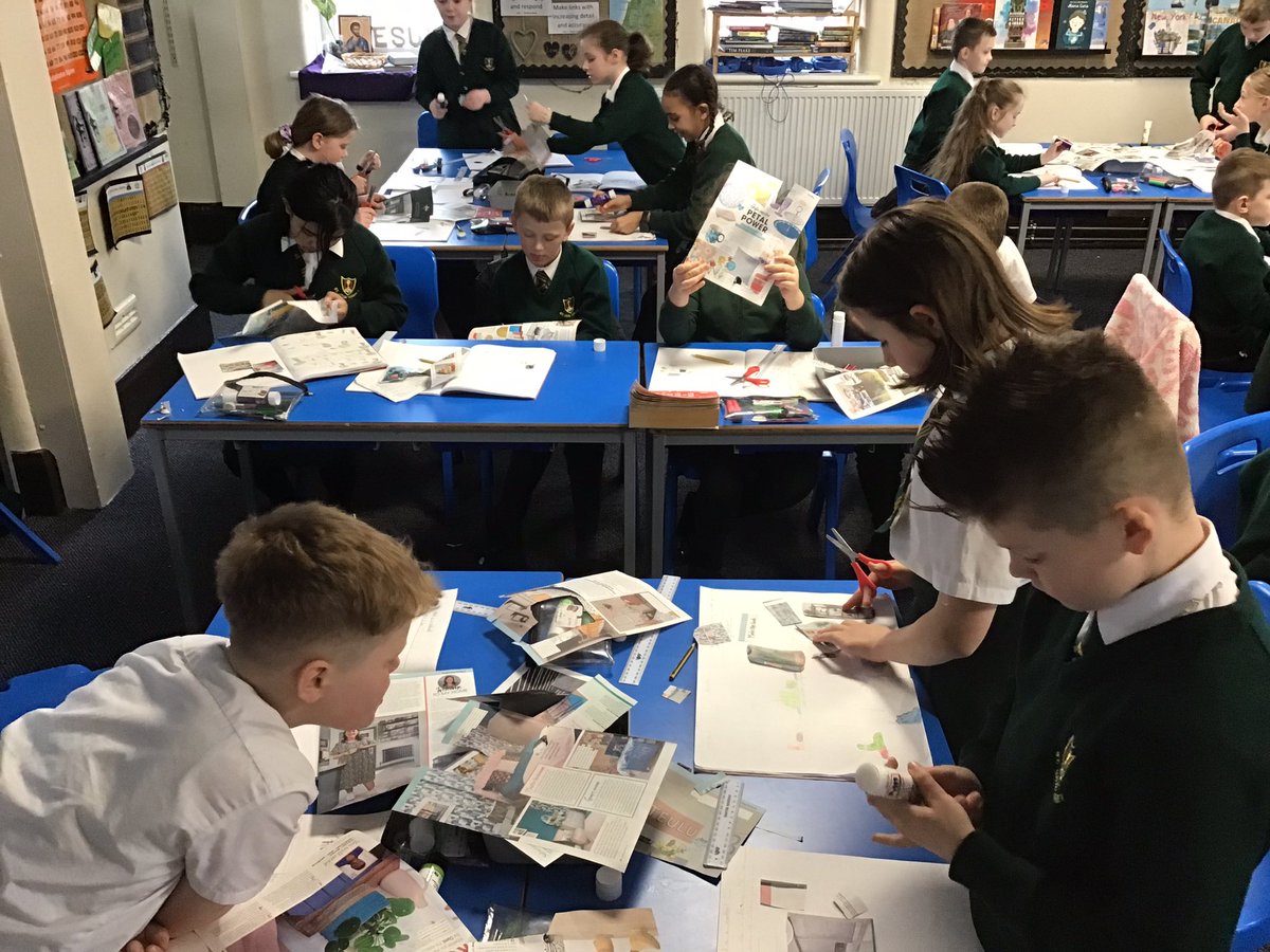 sjvblackpool's tweet photo. We had lots fun creating Mood boards this afternoon. #SJV5B #ROHCreateandDesign https://t.co/jLCruB4OYD