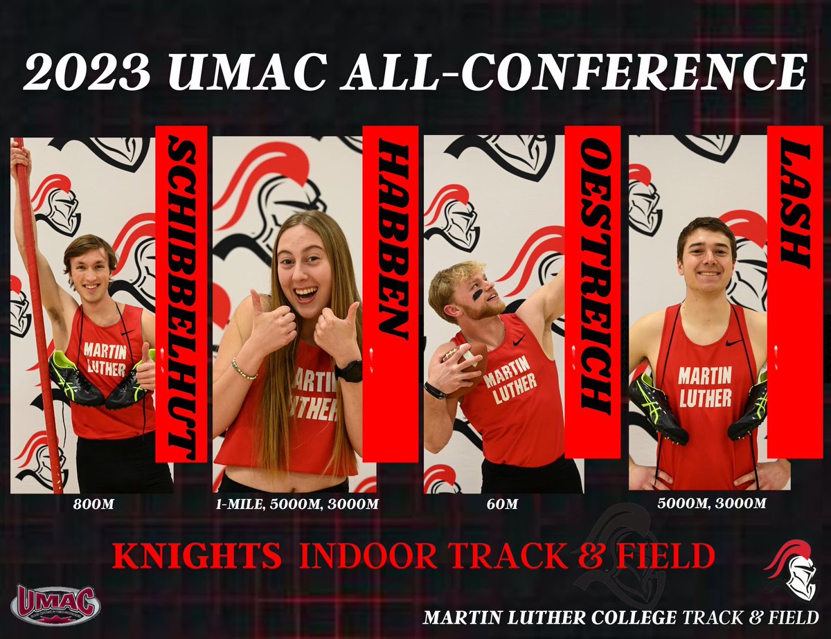 BreOlson6's tweet photo. Shout out to our 2023 UMAC All-Conference athletes from the indoor season 👏👏👏 https://t.co/7KsJAr739q