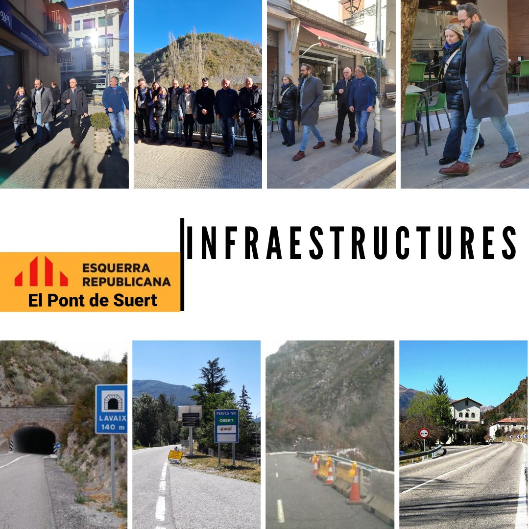 Visita del conseller de territori, Juli Fernàndez. Vam parlar de les carreteres, sobretot de la N-230 i la N-260, dels últims despreniments que hi ha hagut i del volum de trànsit que hi circula.