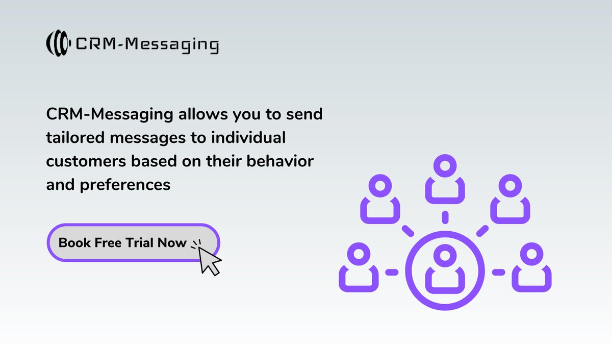 crmmessaging's tweet image. Personalize your customer interactions with HubSpot SMS for CRM. Our service allows you to send tailored messages to individual customers based on their behavior and preferences. 
Visit: buff.ly/3OWbL77 

#HubSpotSMS #CRMSMS #personalization #customerinteractions