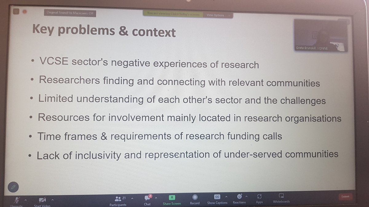UnlockingBirth's tweet image. Reciprocal and respectful relationship building.  We are hearing from Greta Brunskill now on key challenges this role aimed to address connecting #vcsfe with researchers