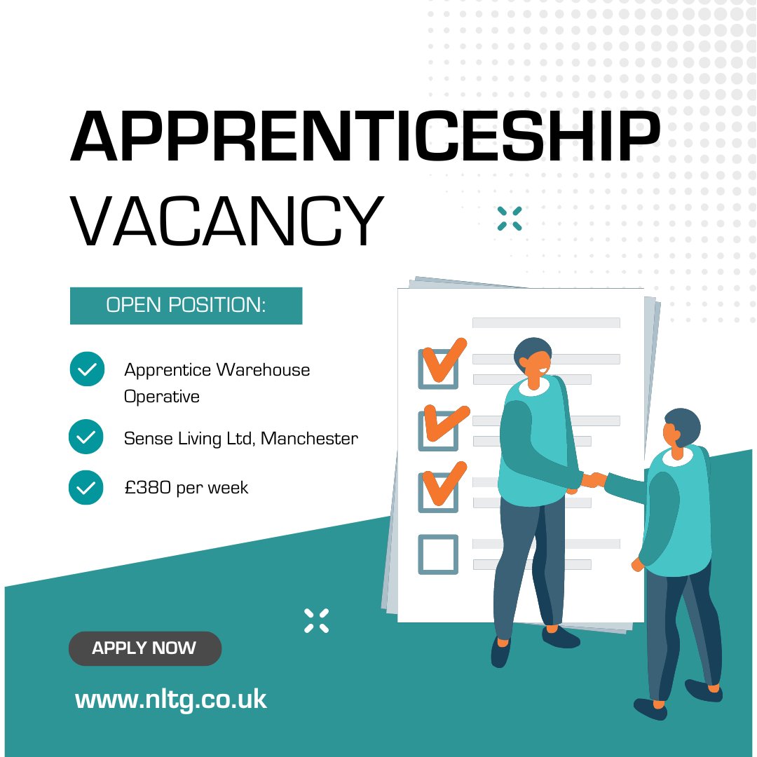 north_lancs's tweet image. Join 'Sense Living Ltd' in #Manchester as an Apprentice Warehouse Operative! 💥

Gain valuable experience and earn while you learn at the same time 💪

Apply today 👇

nltg.co.uk/job/apprentice…

#Apprenticeships #WarehouseOperative