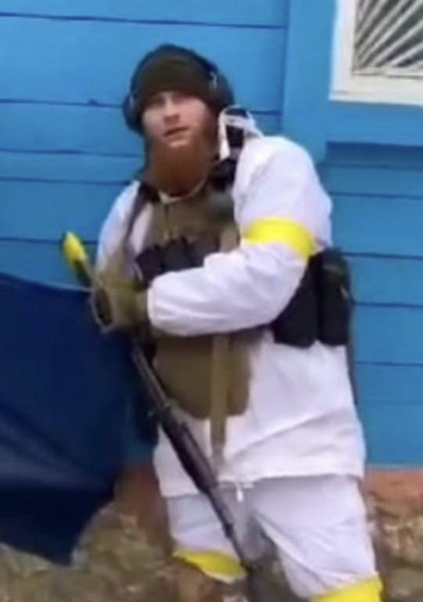 squatsons's tweet image. This is one of the men involved in what I can only call a photo op across the border in Russia. 

If you can’t see what’s wrong with these images you are the problem.