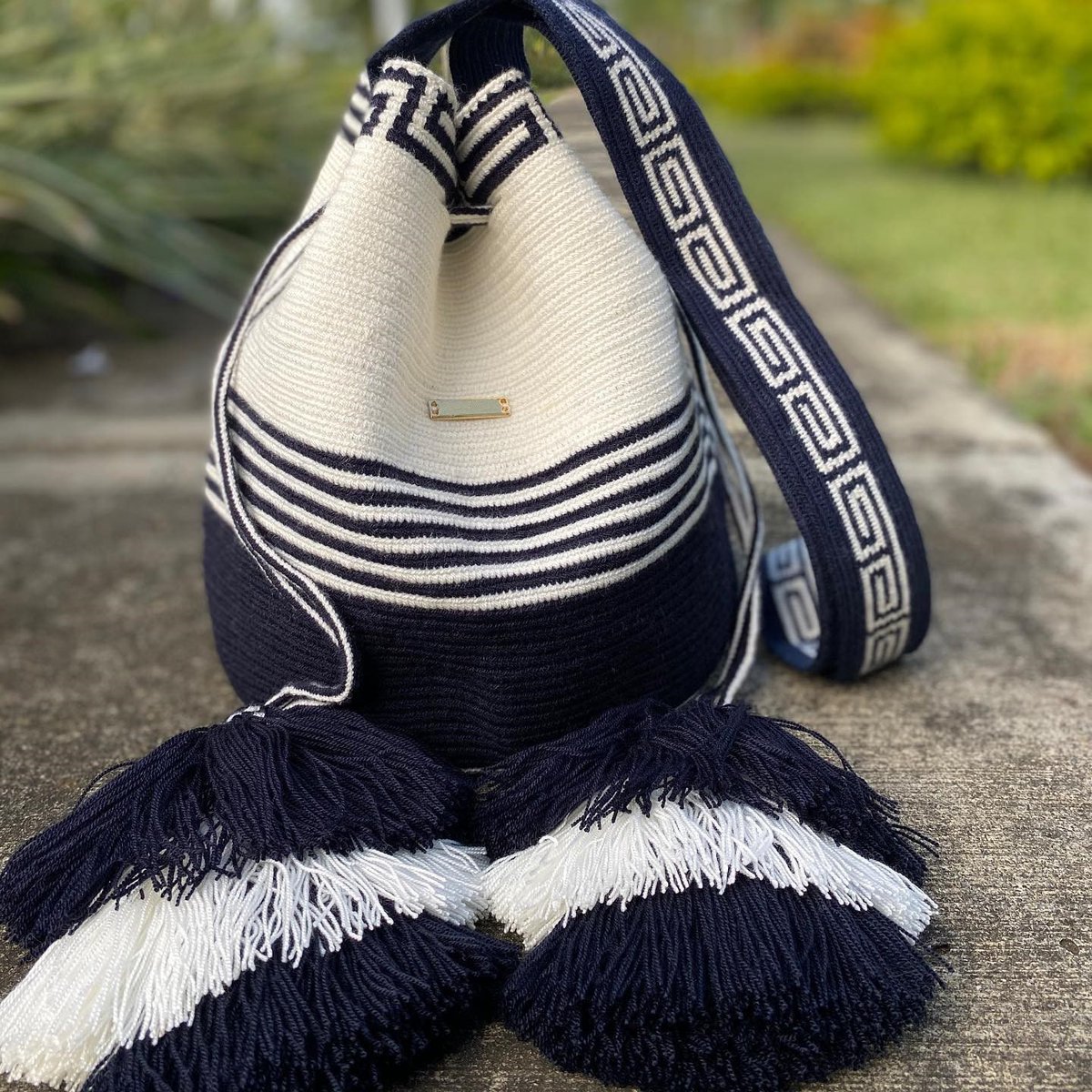 TheBeachGarden's tweet image. Excited to share the latest addition to my #etsy shop: Tassels Wayuu Bag Elegant Stripes Single Thread High Quality/ Wayuu Mochila / Gray Handmade Bag / Navy White Crochet Bag / Beige Woven Bag etsy.me/3kyWhgp #stripehandbag #bohobag #summermochila #wayuubag #t