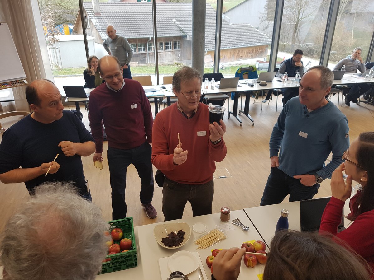 innobreed_eu's tweet photo. The #InnOBreed partners FiBL, University of Pisa and CIHEAM-Bari co-organised an #EU stakeholder group meeting at #FiBL, in Frick (Switzerland) on 27 February 2023, aiming to build a consolidated frame of needs, challenges and innovations in the #Organic #Fruit #Breeding sector. https://t.co/tN3tZVkW2K