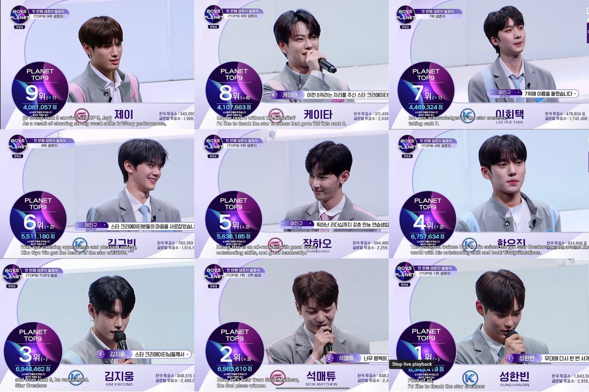 starfess's tweet photo. -guys here's the first boys planet top 9🎉👋🏻👋🏻ada pick kalian gak?? https://t.co/ksPeXespQP