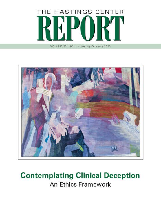 ✨ IT'S OUT: The latest issue of the Hastings Center Report centers on clinical deception, and clinical distress. With pieces by <a href="/JWassermanPhD/">Jason Adam Wasserman, PhD</a> @joelmreynolds <a href="/DevanStahl/">Dr. Devan Stahl</a> <a href="/GuidryGrimes/">Laura Guidry-Grimes</a>, among many others. #ethics #bioethics #lying #distress #medtwitter onlinelibrary.wiley.com/toc/1552146x/2…