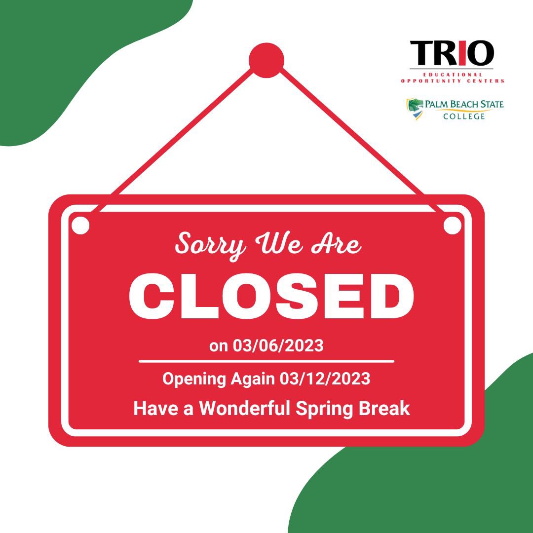 Have a wonderful spring break.