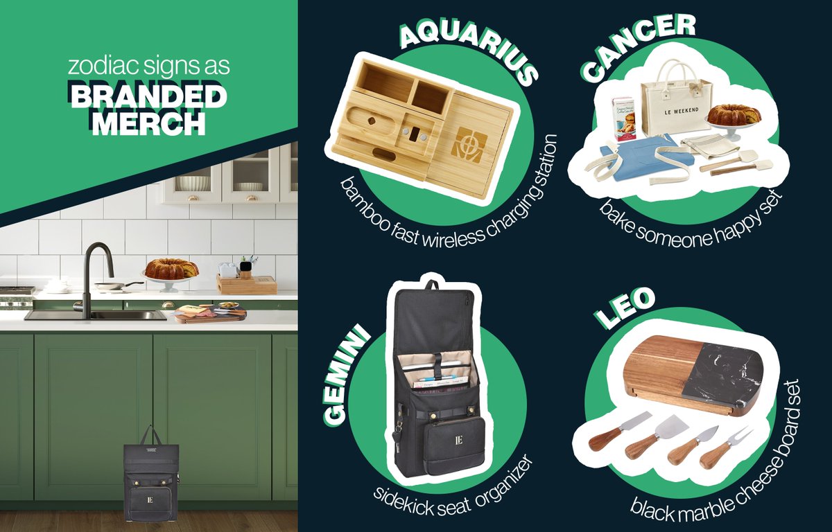 brandblvd07's tweet photo. For the last installment of our #zodiacsign series, we're looking at #Aquarius, #Cancer, #Gemini, and #Leo!
Remember, these items and more can be customized with your #brand logo for the ultimate #employeegift or #clientgift! Learn more: https://t.co/CjJ8dLnlpr. https://t.co/2gu9hn6x1U