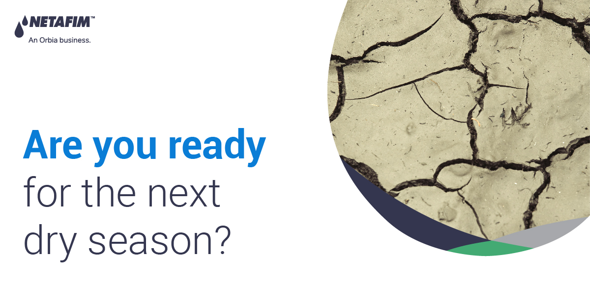 Based on recent data, it’s shown that this year’s rainfal is already below the average, meaning that the drought emergency has not been washed away by the rainy season and that similar or stricter measures may be adopted in the future. 
Are you ready?
#netafim #growmorewithless