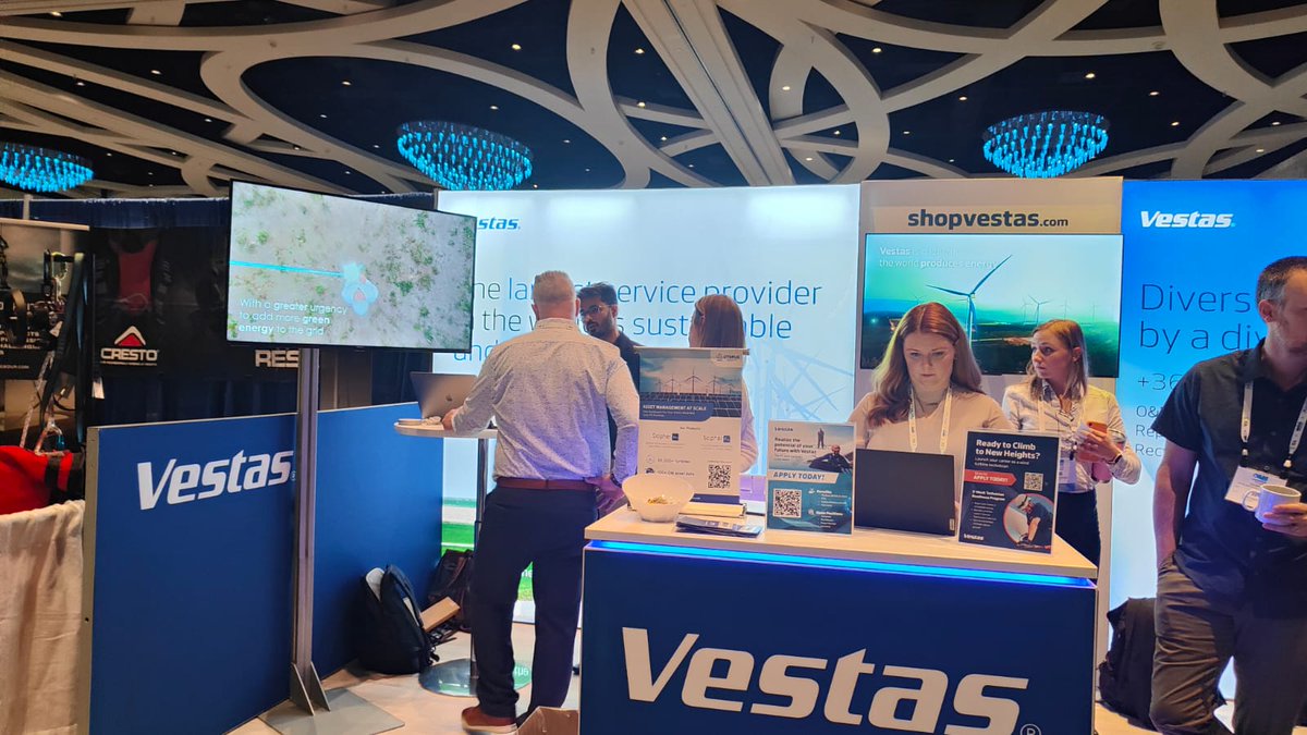 Ready to take your renewable energy assets to the next level? Come see us at #ACP OMS booth 501 and learn how Utopus Insights can help with your asset management strategies. #Vestas #DigitalTransformation #RenewableEnergy