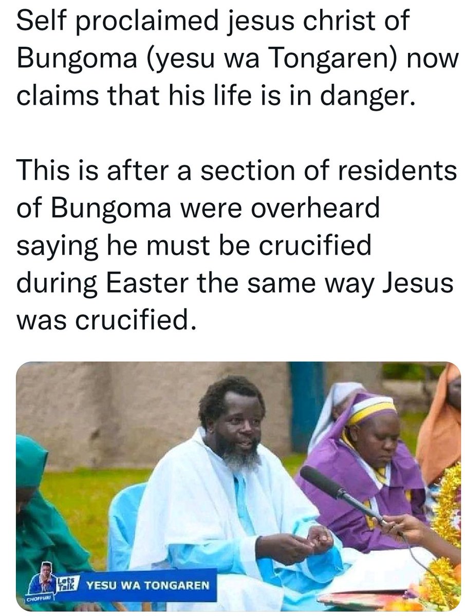 😂😂😂 huyu abebe cross for 47days in 47counties before good Friday