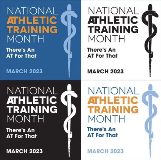 In honor of National Athletic Training Month, we would like to send a big THANK YOU to our athletic trainer, Katie (and her team), who keep our athletes healthy and ready for competition! They work so hard, and we are SO appreciative! Thank you Katie and all the ATs out there!
