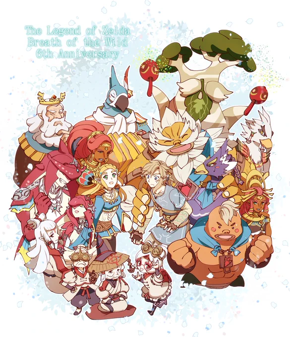 #ブレスオブザワイルド6周年ブレワイ6周年おめでとうございます!!!!続編楽しみです! 