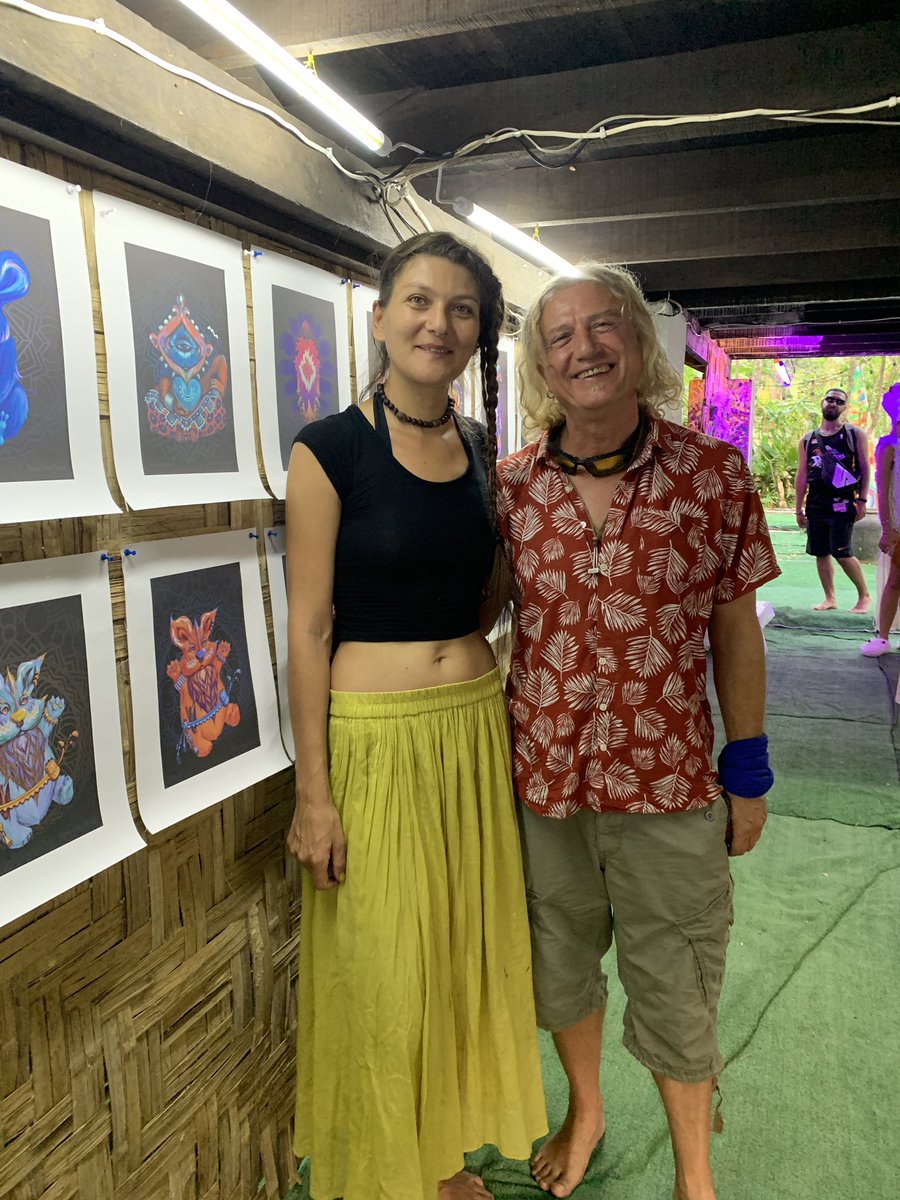 sugartnft's tweet photo. Another amazing experience in Koh Phangan 🙏🏻

I am happy to participate in this wonderful event with my NFT paintings.

Special thanks to the excited artist dear Margarita Nia for persistently inviting me to this event 🙏🏻

Stay with art, always ✌🏻🎨 https://t.co/J7D6iZn60F