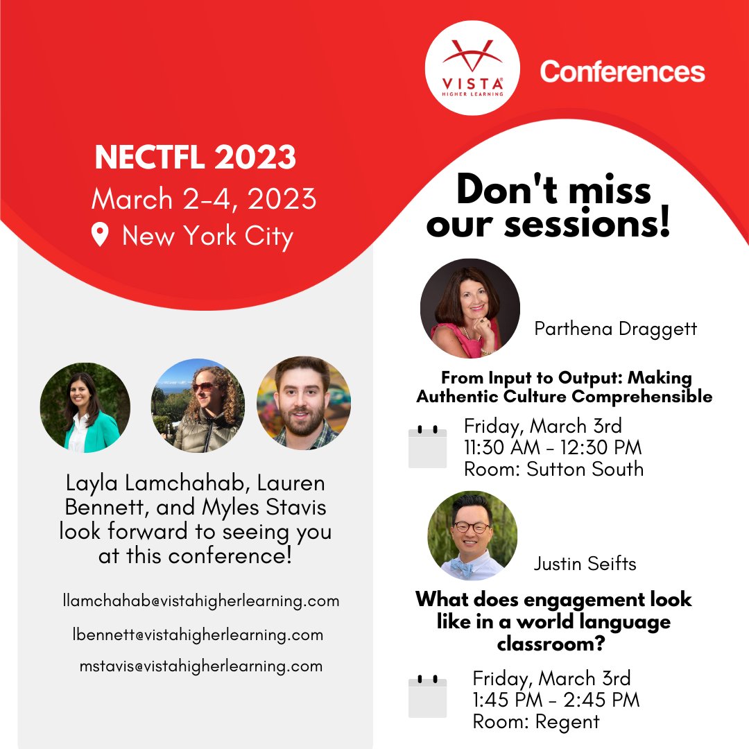 VHLPreK12's tweet photo. We're looking forward to seeing you at #NECTFL2023! 

Learn more: https://t.co/06eaVVdpY2

@NECTFL #prek12 https://t.co/K6kSkDBigJ