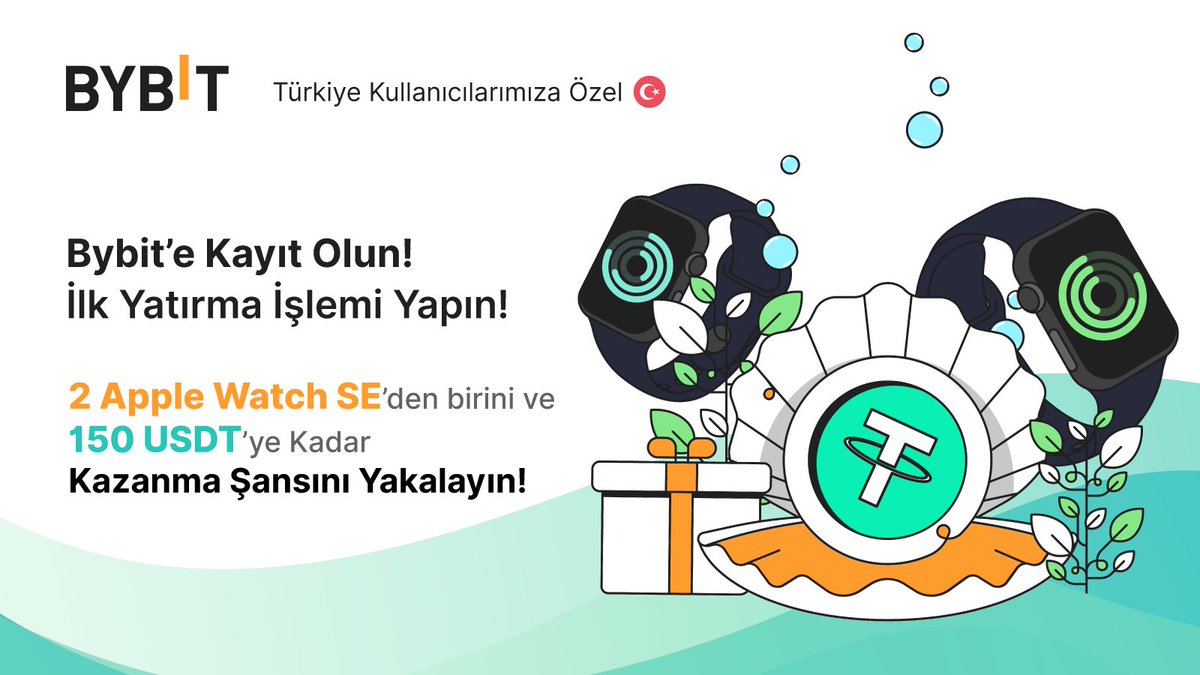 🇹🇷Bybit Türkiye Kullanıcılarımıza Özel $USDT Kick-Off Etkinliği!

✅ Kayıt Olun
✅ İlk Yatırma İşlemi Yapın
💰 150 $USDT'ye kadar ödül ve
⌚ 2 Apple Watch SE'den birini kazanma şansı yakalayın!

🗓 Son Katılım 31 Mart 2023

Detaylar👇
i.bybit.com/abSw6Sc