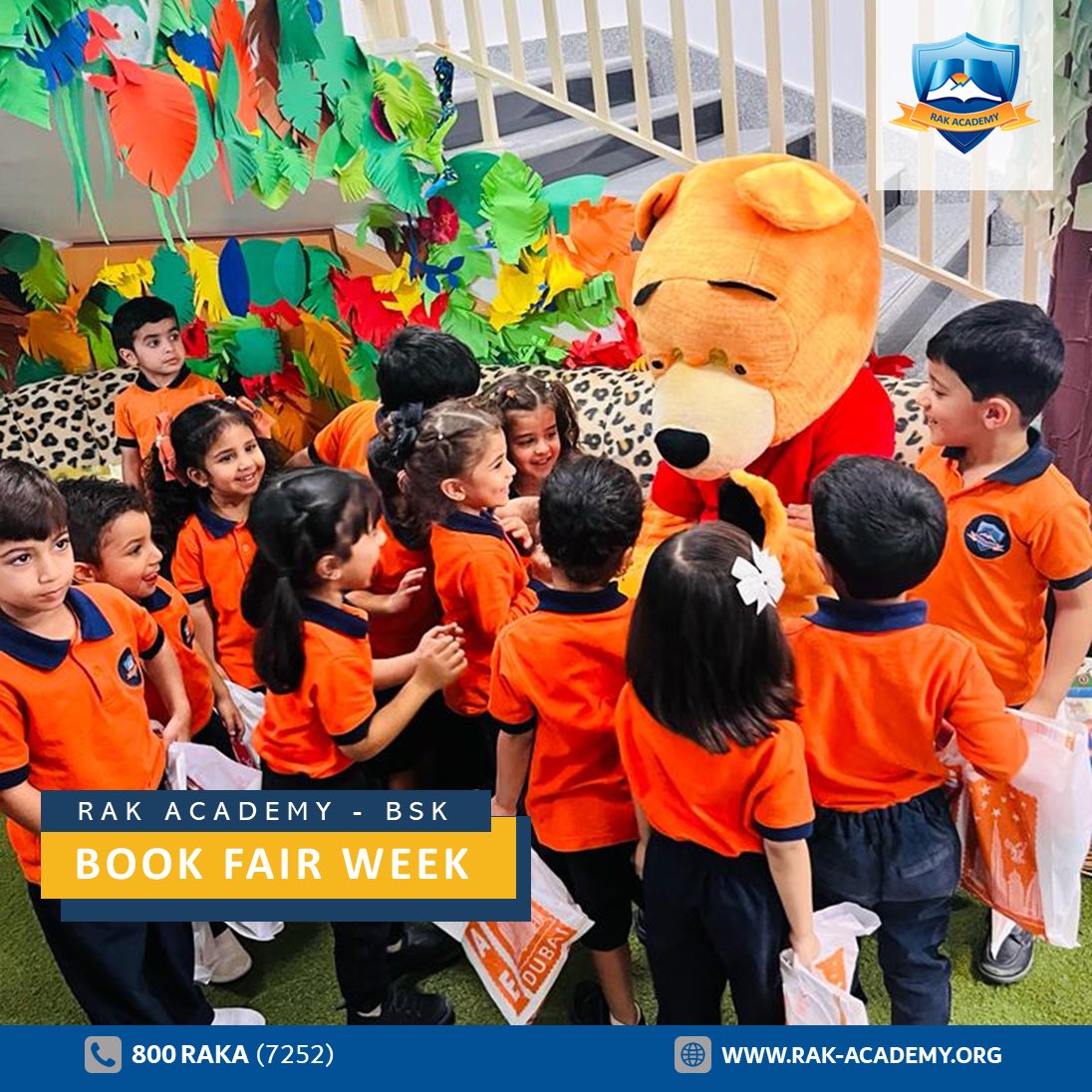 rakacademy_raka's tweet photo. Learning has become fun for our primary students during the Book Fair Week at BSK! 🤩🌟📚

#Rakacademy #rasalkhaimah #uae #uk #edu #moe #education #admission #school #students #teachers #bookfair #books #bookfairweek https://t.co/BWbka8Rmsd