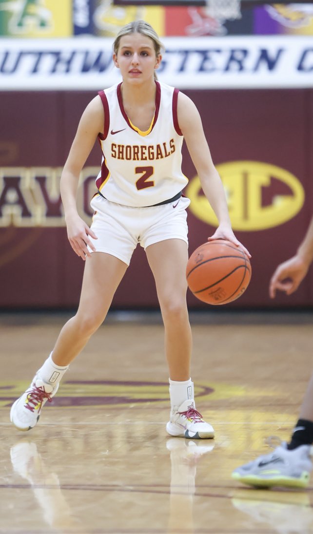 ShoregalsBBall's tweet photo. Senior Brynn Bondar @brynnbondar is up next! Brynn earned:

Second team all SWC 
Second team all Lorain County
Honorable mention all NE Lakes District

Great job Brynn! https://t.co/B7dbrxs8xW