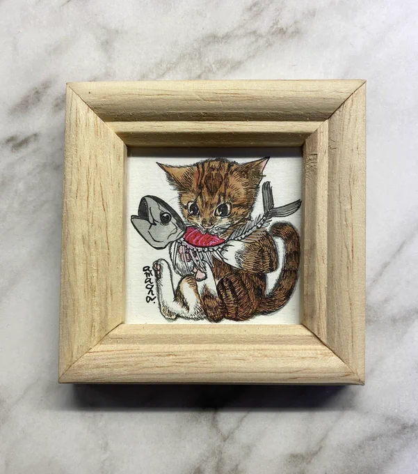 こねことまぐろ OLD BOOK、 NEKO NO TE INK、 金貨・銀貨#インク沼 #万年筆イラスト部 #文具で描く #インク水彩 #fountainpen 