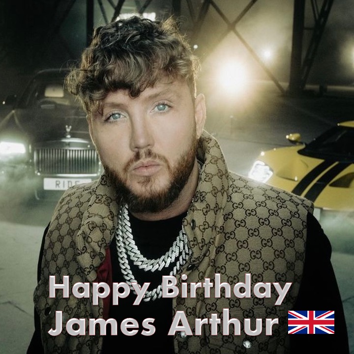 WORLDMUSICAWARD's tweet photo. Happy 35th Birthday to the very handsome and super talented British Superstar #JamesArthur, whose Diamond certified global smash hit #SayYouWontLetGo is the 14th Most Streamed Song in Spotify history!👏🎂🎉🌟👑💚 https://t.co/J54Y1vKuZY