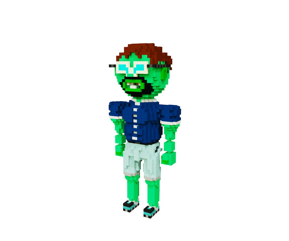 memexray's tweet photo. I'm still alive creating #voxel #NFTs just because I don't post doesn't mean that abandoned this project HackCoders for life. Here is something to animate your future HackCoder 3D voxel.
The profile is on #opensea (not for sale yet) 
I'm creating another collection at same time😉 https://t.co/qQMRr8Hcdf