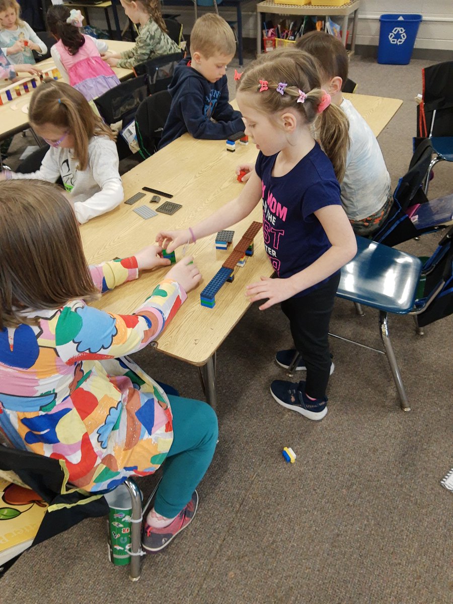 suzipearcy's tweet photo. Thanks for the idea Mrs. Silvid! The table is lava. Build a bridge for your Lego person to safely cross. https://t.co/840gpg6TGL