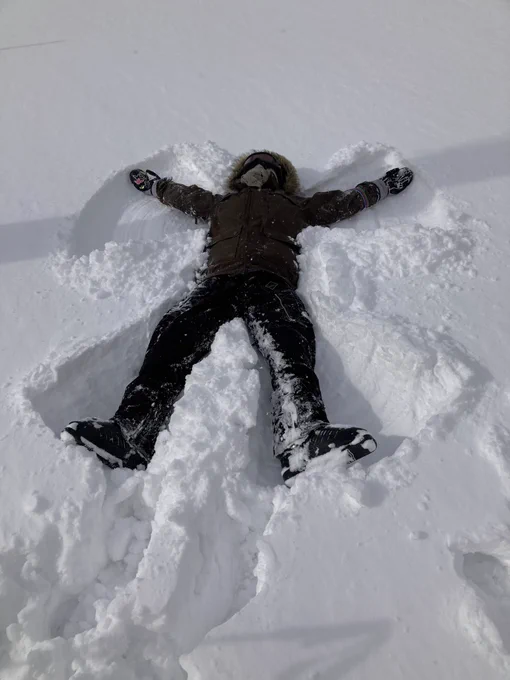 #二瓶鉄造生誕祭2023二瓶さんおめでとうございます!二瓶さんに思いを馳せSnow Angel 作ってきたよ 