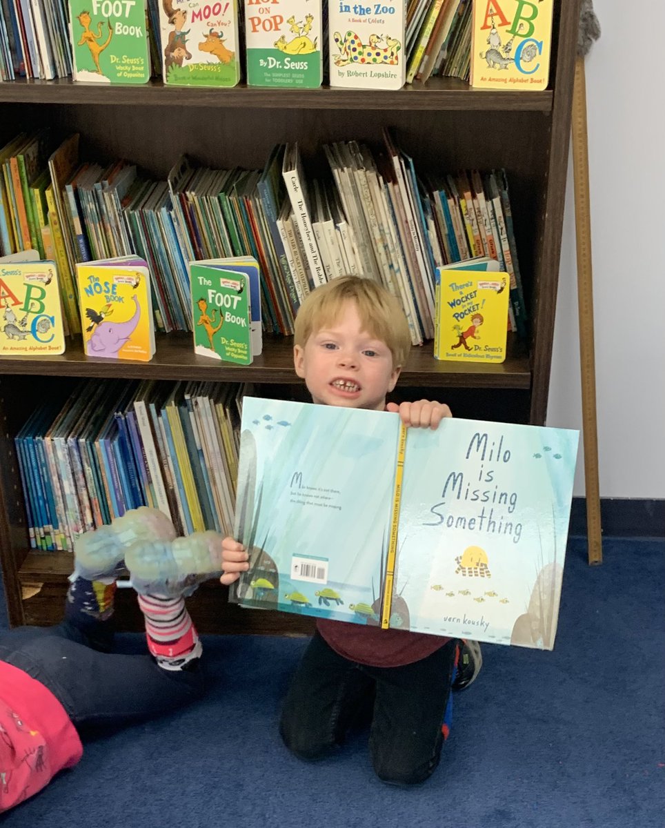 Our cute UPK morning class reading their new books from the Budding Readers program for Read Across America Day #naplescsd