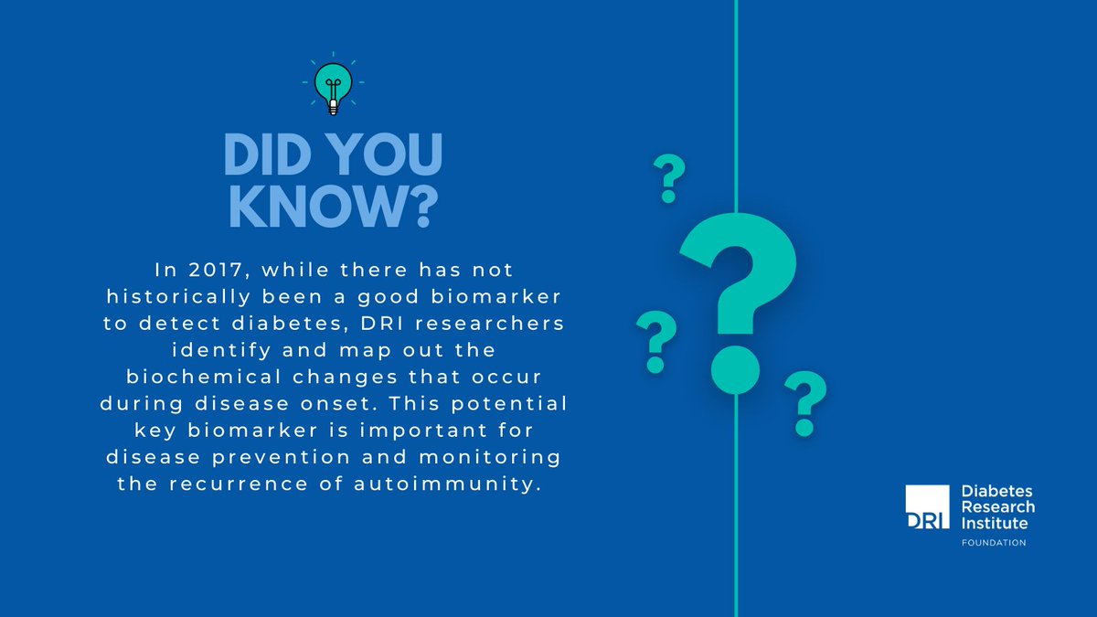 #DYK about this breakthrough? That's why it's important to become a DRI Insider to stay up to date on all cure-driven updates & news! 💙 #BePartOfTheCure bit.ly/41oz5BI