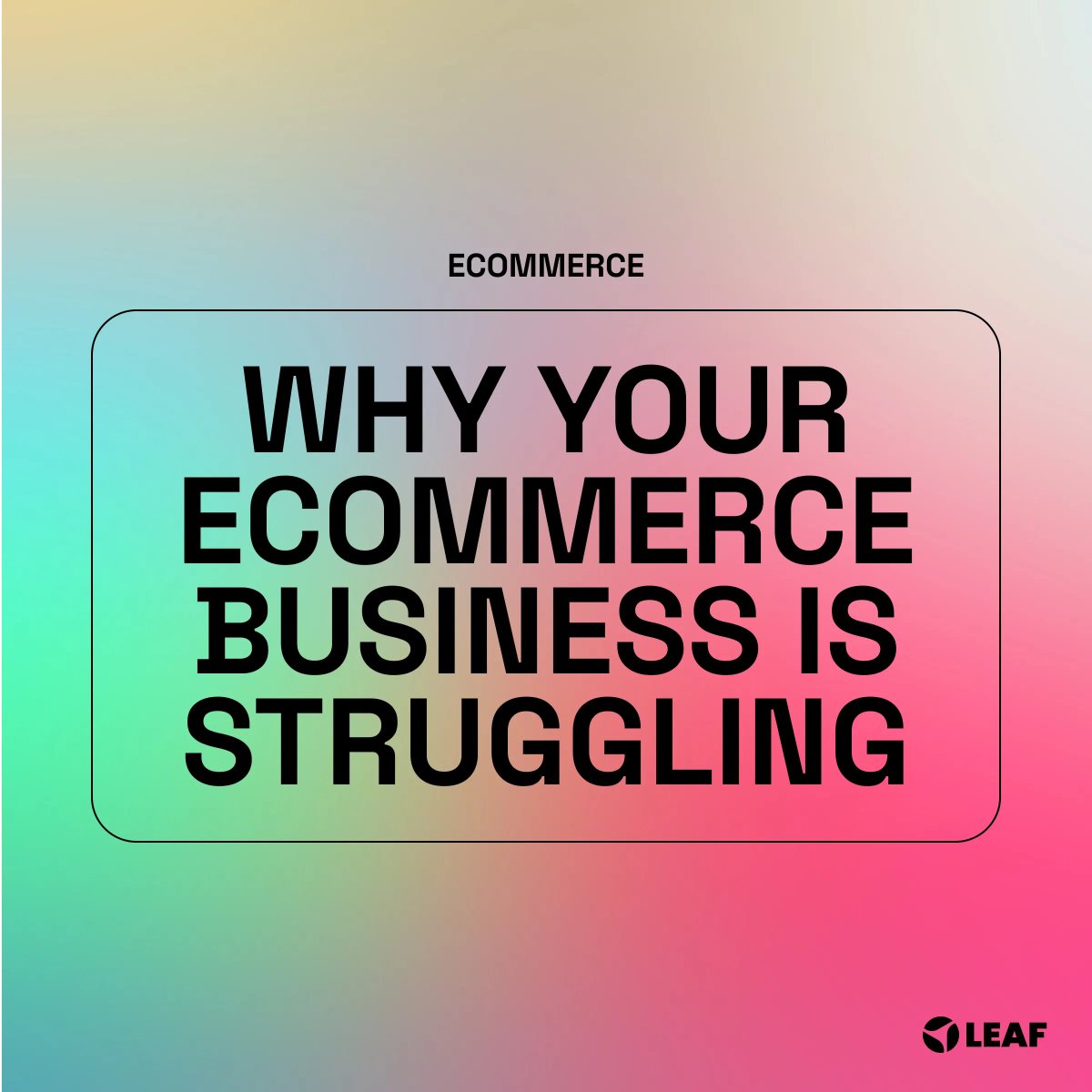 eCommerce marketing has become a tyranny of complexity, and the challenges are growing for online brands.

There are a plethora of reasons brands are struggling in 2023... you can learn what these reasons are and how to combat them here: buff.ly/3ZdKYZE