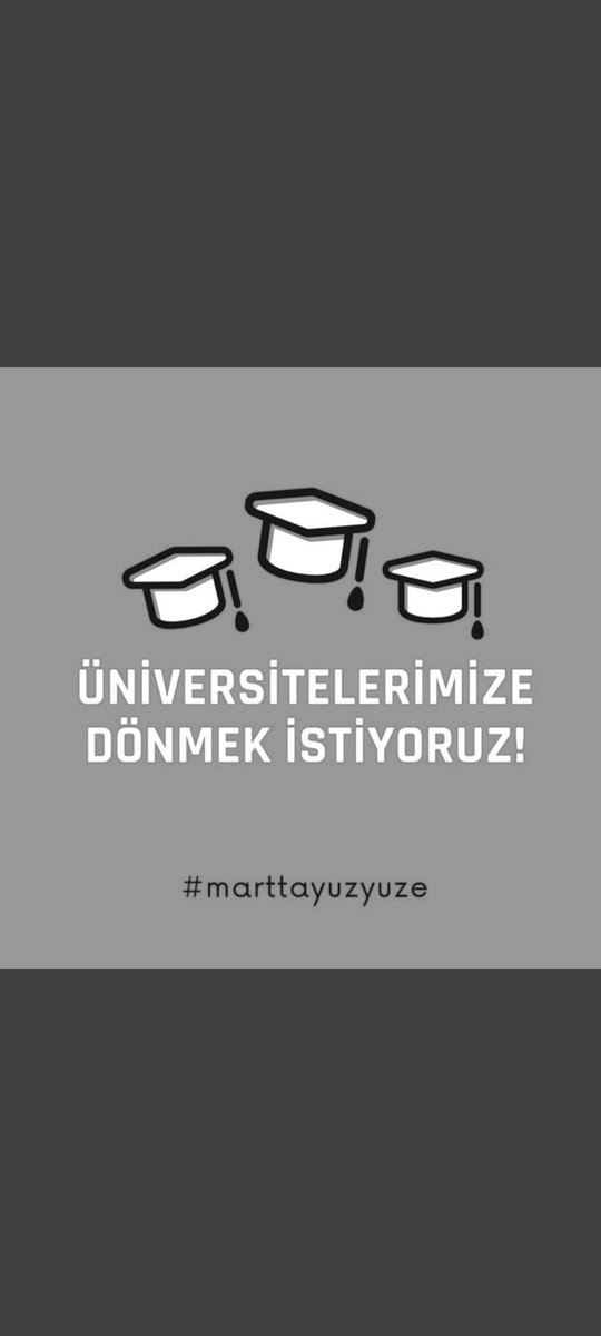 #marttauniversitelere
#Kykcozumdegil
#Universiteicinmeclis
Günlerdir gündemde 1. Sırada olmamıza rağmen hala öğrencileri duyamamakta ısrarcısınız  bu yanlış karardan dönmek için  daha ne kadar bekleyeceksiniz ?!