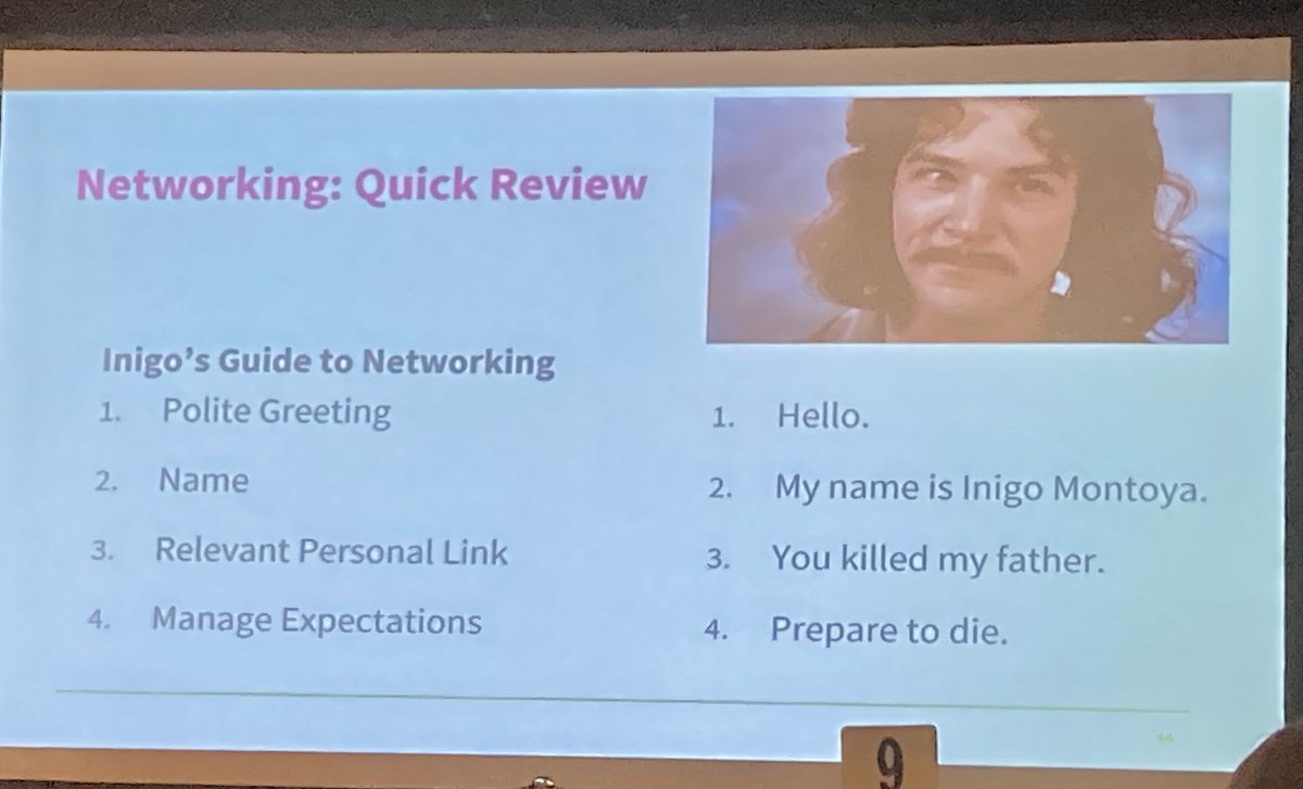 A quick reminder of how to network for those of us who haven’t been to many conferences in the last few years…#HealthierTogether ⁦@LearningNetwrks⁩