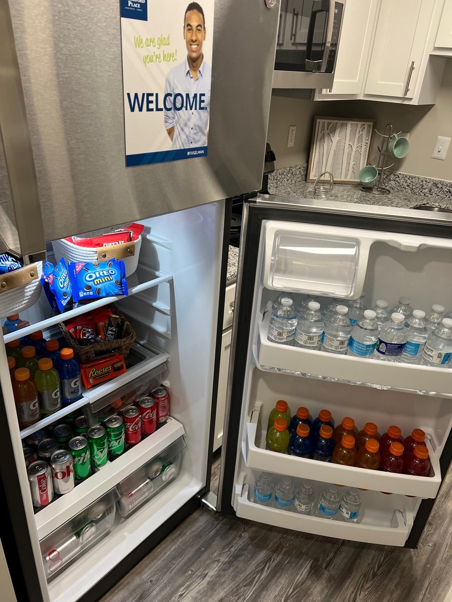 Here at Waterford Place, we take pride in what we have coined the 'WOW Fridge.' Call us today to book a tour and you can select one of our fabulous treats from the model! 502-895-4166.

#WOWFridge #TourYourWay #WaterfordPlace #LoveWhereYouLive #TogetherKY #FogelmanProperties...