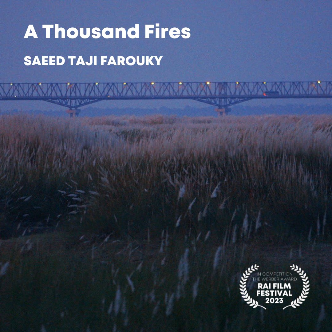 raifilmfest's tweet photo. Watch main competition doc @AThousandFires1 from  @saeedtaji online worldwide from 3 - 31 March at RAI Film Festival #raiff23

Also screening at @wshed #Bristol Fri 24 March at 1.30pm, followed by a performance lecture at 3.30pm

Info, passes &amp; tickets https://t.co/flkVJdR3JI https://t.co/wUL1wREvO9