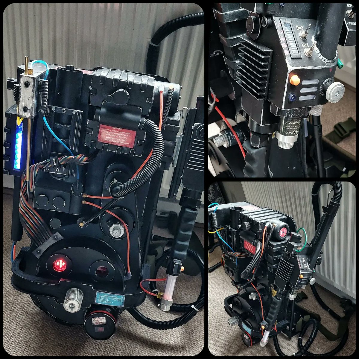 matt_else's tweet photo. And finished #handmade #ghostbusters #art #replica #prop #film #movie #love #ghost #paranormal #ecto #gb #spiritsunleashed #game https://t.co/fXrZxVf18o