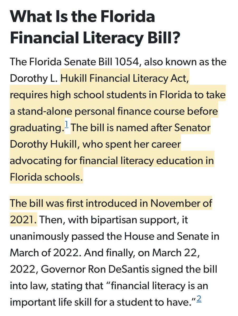 CCCoactive's tweet image. States like Florida are already understanding the importance of financial literacy, as they are one of the first to pass a bill requiring a mandatory, stand-alone personal finance course for high school students.