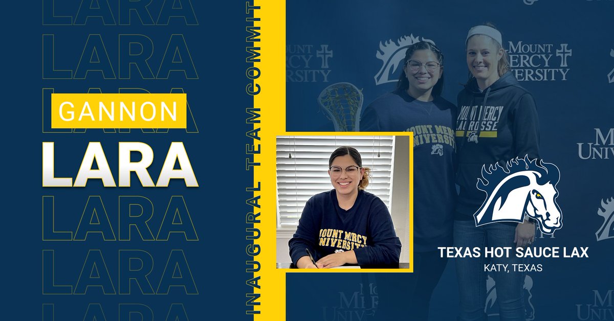 We are very excited to welcome the newest member to the inaugural lacrosse team, Gannon Lara. Welcome to the Mustang family, Gannon!