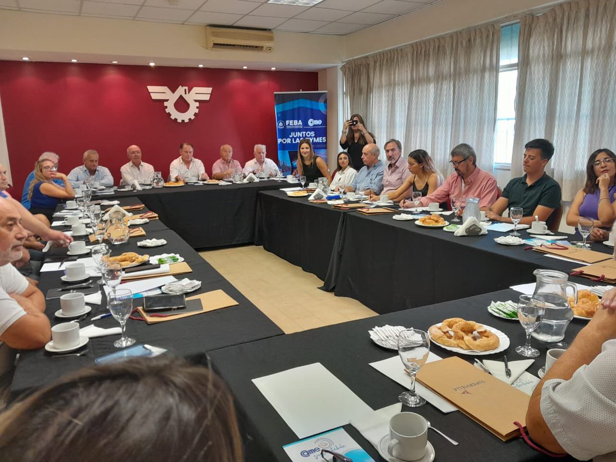 rsecame's tweet photo. Junto a los sectores de @ComercioCAME, @IndustriaCAME y @FINANCAME participamos de un desayuno empresarial en @ccisanmiguel. Durante el encuentro, las #Pymes presentes conocieron los avances y casos de éxito del sello de Triple Impacto #CAMESUSTENTABLE. https://t.co/Y8EgCazevX