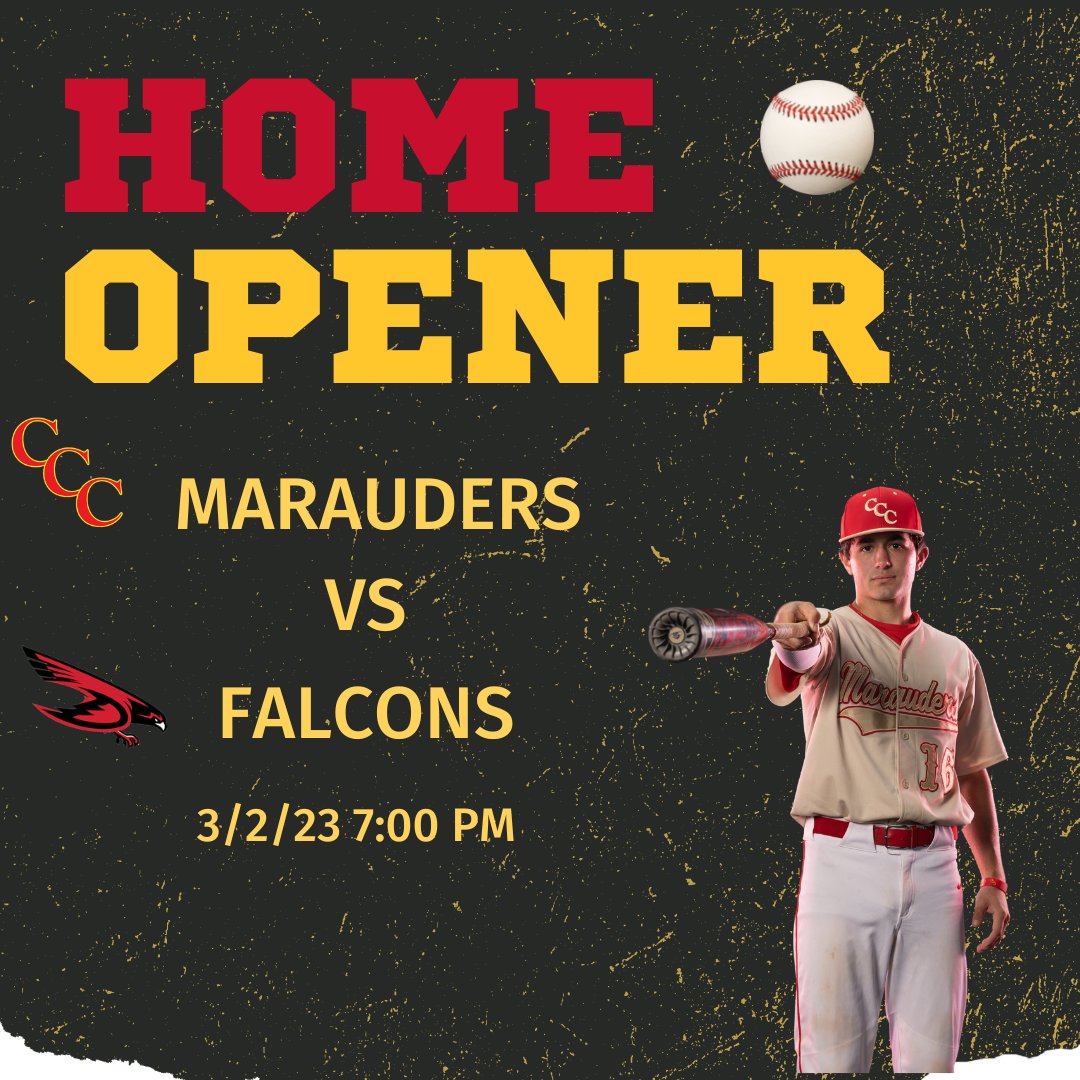 .@BBall_Marauders squares off against <a href="/DunedinBasebalI/">Dunedin High School Baseball</a> at 7. Be there!