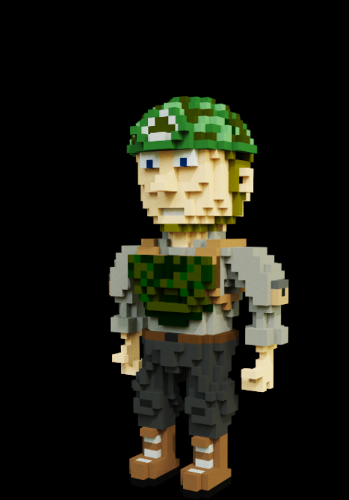 memexray's tweet photo. I'm still alive creating #voxel #NFTs just because I don't post doesn't mean that abandoned this project HackCoders for life. Here is something to animate your future HackCoder 3D voxel.
The profile is on #opensea (not for sale yet) 
I'm creating another collection at same time😉 https://t.co/qQMRr8Hcdf