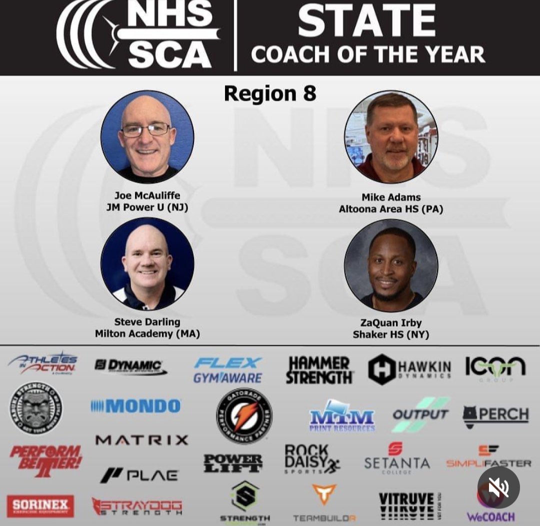 Congratulations, Coach Irby!  New York State Coach of the Year!  Woo Hoo!  Well deserved. Thank you for all you do for our students every day. 💙🎉👏