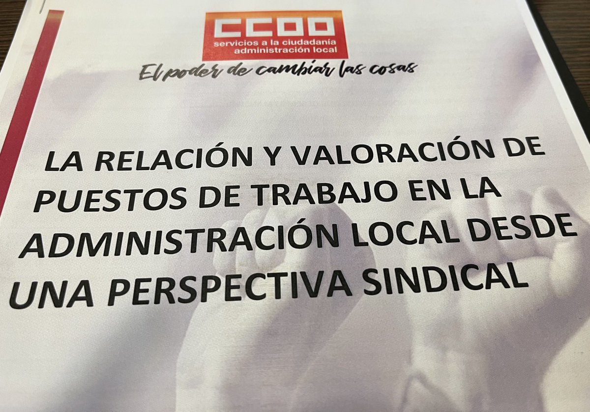 CCOOSPM's tweet photo. Avui participem al sector estatal de administración local @SEAL_FSC amb propostes sobre #ValoracióLlocsTreball #ElPoderDeCanviar-HoTot https://t.co/bSrDHMqfw5