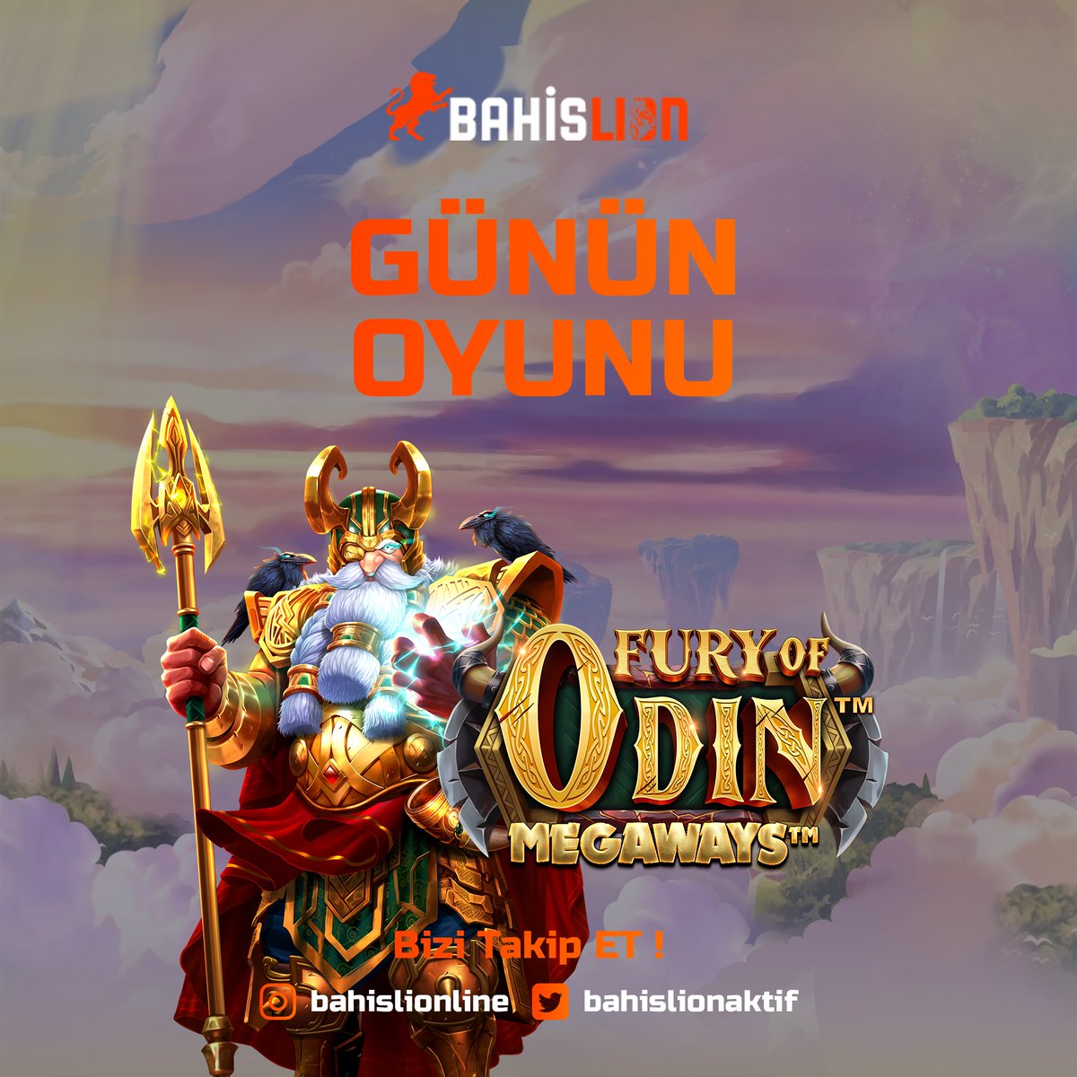 Günün sansli saglayicisi : Pragmatic Play
Günün oyunu : Fury Of Odin

Evinizin Konforunda Casino Heyecani Bahislion'da 
GÜNÜN OYUNU #bahislion
Keyfinize göre kazanin!

En çok kazandiran Oyunlar LION'DA
tinyurl.com/BahislionSosyal