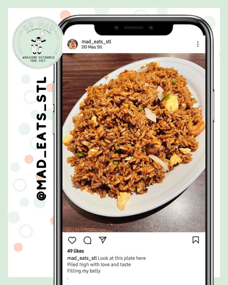 ddmaustl's tweet photo. Happy Fried-ay!

Dig into a plate of fried rice like mad_eats_stl (IG) did and you won't be disappointed!  #FriedRice #VietnameseFood #STLfood #STLeats #STLfoodie #EatLocal https://t.co/pT7KOggnp9
