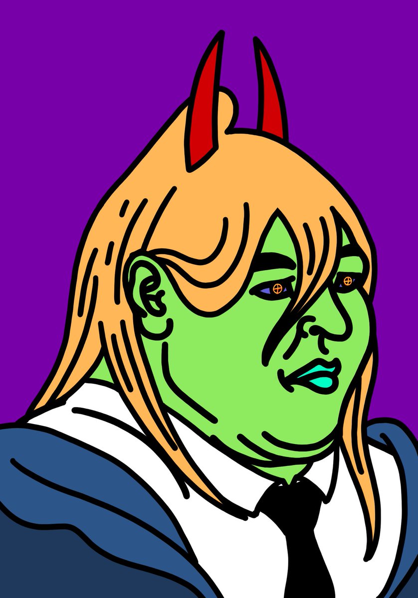 cryptsumo's tweet image. パワーちゃん！！！！！力士

（クリプトスモーまだ生きてます。笑）

#cryptsumo #パワー　#power
#NFTartist #nftart #NFTJapan #digitalart #NFTCommunity #OpenSeaNFT #NFTdrop #NFTs #NFTJPN #NFT  #sumo #相撲　#横綱 　＃力士　#大相撲　#チェンソーマン　#chainsawman