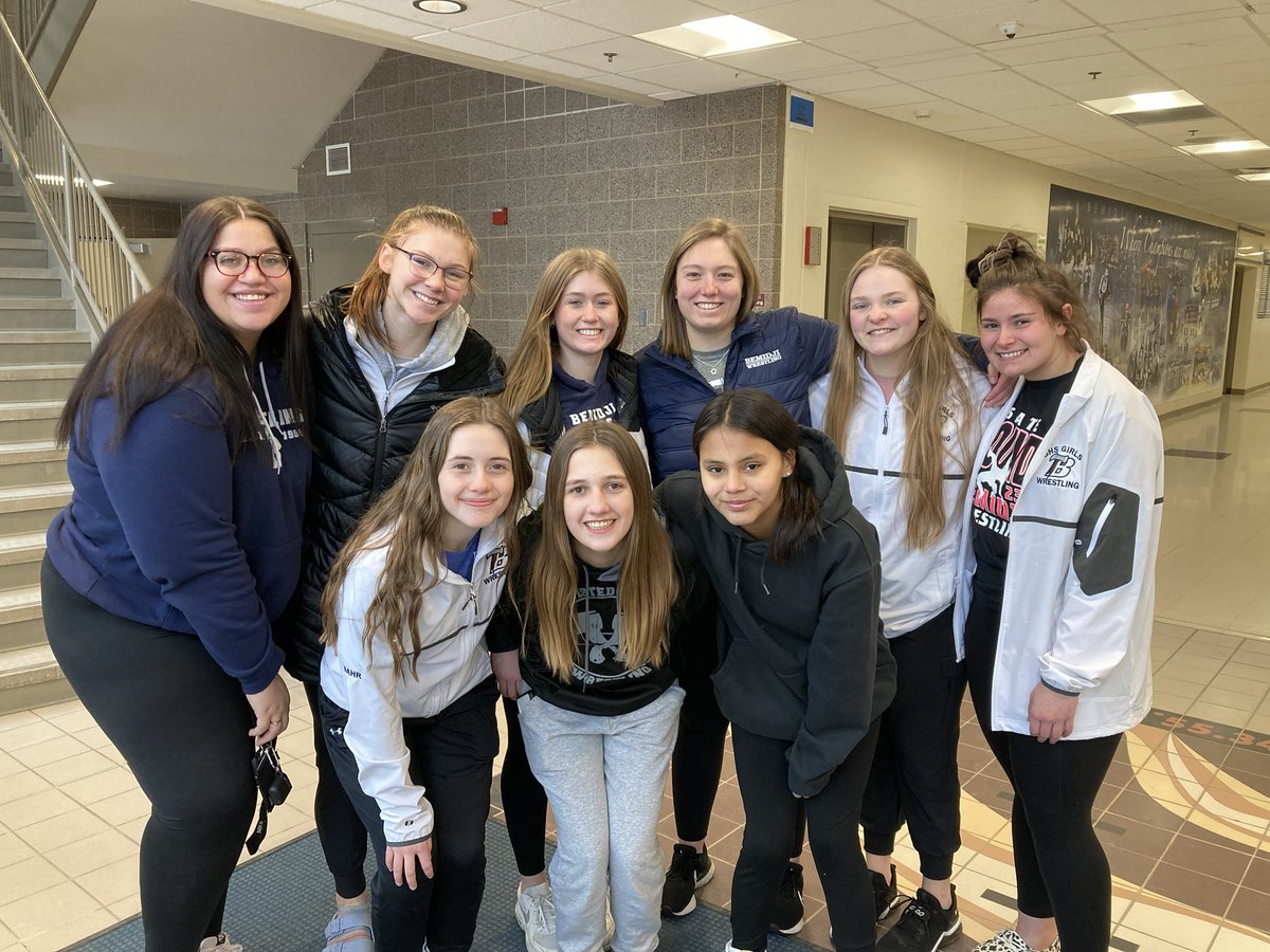 Congratulations to the girl’s wrestling team! Go Get’em at the “X” 🥇